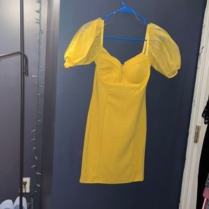 Bright yellow Dress